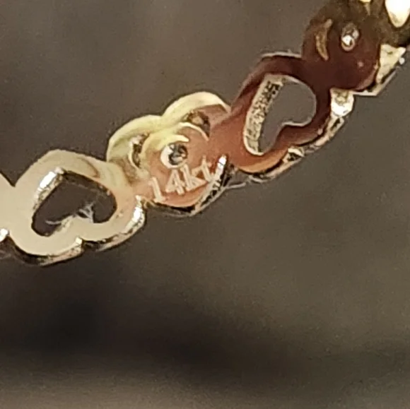 14K Yellow Gold & Diamond Heart Ring 3mm 0.08ct 6 1/2 Ember Jewelry 14k Stamped - Picture 7 of 8